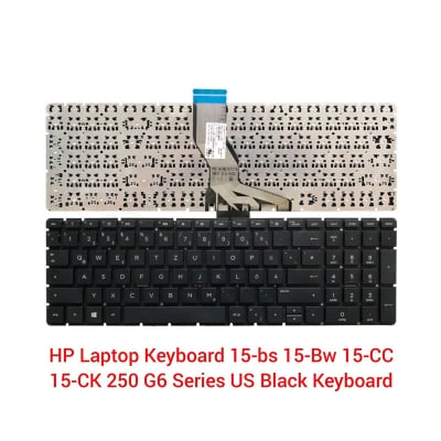 Picture of HP Laptop Keyboard 15-bs 15-bs000 17-BS, 15-Bw,15-CC 15-CS 250 G6 Series US Black Keyboard (Black)
