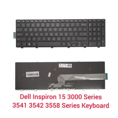 Picture of Laptop Keyboard For DeII Inspiron 15 3000 5000 3541 3542 3543 3551 3558 5542 5545 5547 5558 5559 PN: JYP58 US (Black)
