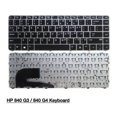 Picture of HP Laptop Keyboard For HP EliteBook 745 G3 840 G3 840 G4 745 G4 ZBook 14u G4 Series Laptop Keyboard (Black)