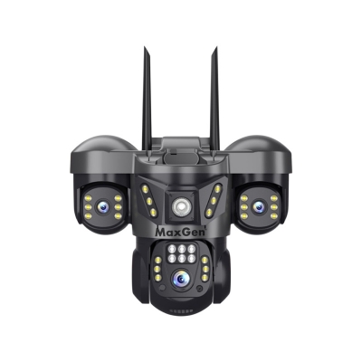 Picture of MaxGen V380 PRO 3 Lens SC29-4G SIM SUPPORT IP Camera 6MP Outdoor Waterproof 360 Degree Wide Angle Auto Tracking Color Night Vision Two Way Audio PTZ CCTV Camera (Multicolor)