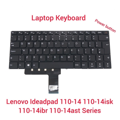 Picture of Laptop Keyboard For Lenovo_ Idea pad 110-14AST 110-14IBR 110-14ISK Series - Keyboard (Black)