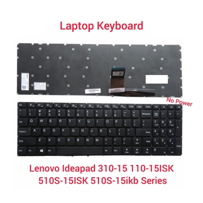 Picture of Laptop Keyboard For Lenovo_ idea pad 310-15 110-15 110-15ISK 510S-15ISK 510s-15ise 510S-15ikb 510-15 Series (Black)