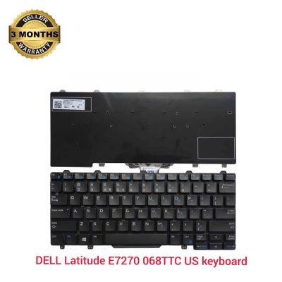 Picture of Laptop Keyboard For DeII Latitude E7250 E5270 E7270 US English Keyboard (Black)