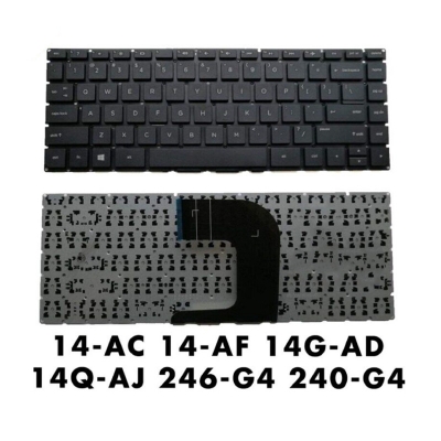Picture of Laptop Keyboard For HP pavilion For HP 14-AC 14-ac029TX 340 G3 346 G3 348 G3 246-G4 240-G4  Laptop Keyboard (Black)