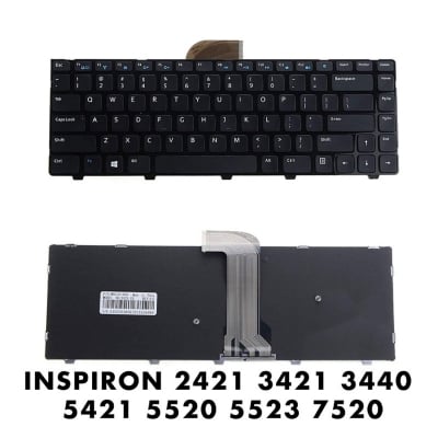 Picture of Laptop Keyboard For DeII 3421 3437 5421 5437 Vostro 2421 3421 Latitude 3440 Laptop Keyboard (Black)