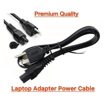 Picture of Laptop Charger Adapter Power Cable 1.5m 1.8m 6ft USA Plug IEC C5 AC Adapter Power Supply Cord Notebook Computer 