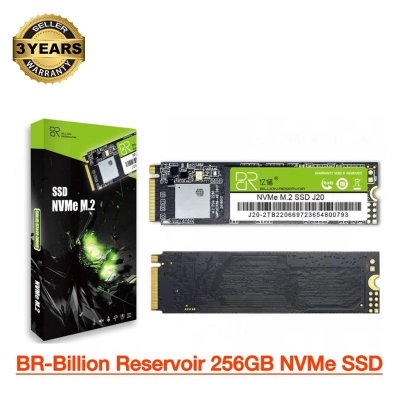 Picture of BR-Billion Reservoir SSD 512GB 256GB 128GB PCIe NVMe M2 2280 Gen 3.0 Interface For Laptop & Desktop (Multicolor,256GB)