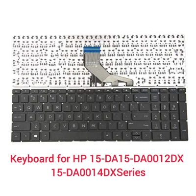 Picture of HP Laptop Keyboard For HP 15DA 15-DA 15-DA0012DX 15-DA0014DX 15-DA0024CL 15-DA0030NR 15-DA0032WM 15-DA0033WM Laptop Keyboard (Black)