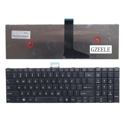 Picture of Laptop Keyboard For Toshiba C50 L50 C50 C50D-133 C50-A-006 C50T-A S50 L50 L50-A Series Laptop Keyboard (Black)