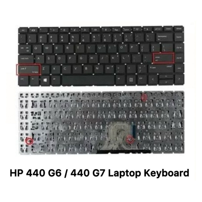 Picture of HP ProBook 440 G6 445 G6 440 G7 445 G7 Series Laptop Keyboard (Black)
