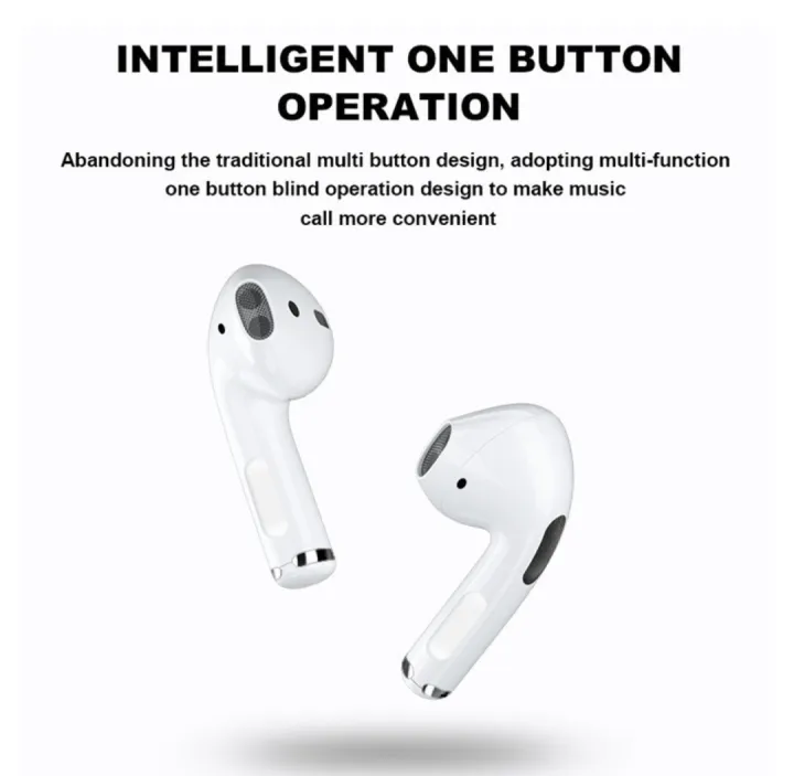 Picture of (New) Pro 4 TWS wireless Bluetooth headphones HD voice earphone waterproof headset in-ear earbuds with mic