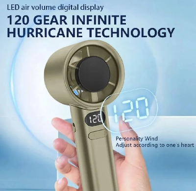 Picture of M11 Handheld Fan Portable Bladeless Mini Fan rechargeable