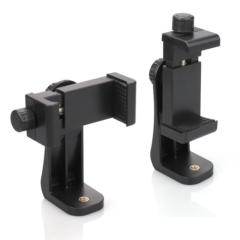 Picture of 360° Rotating Mobile Phone Holder Clip | Horizontal & Vertical Tripod Mount | Universal Smartphone Stand