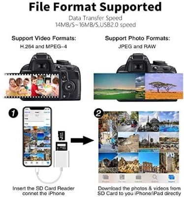 Picture of Type-C OTG SD/TF Card Reader – Portable High-Speed Adapter for Phones & Tablets