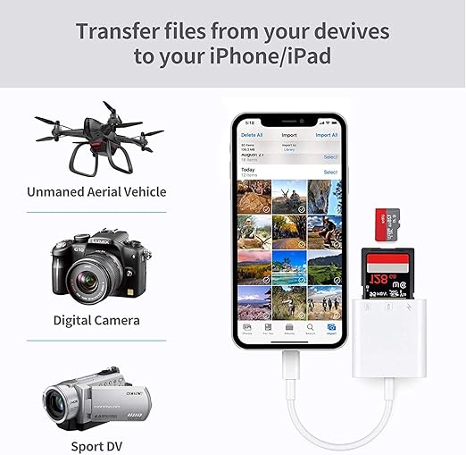 Picture of Type-C OTG SD/TF Card Reader – Portable High-Speed Adapter for Phones & Tablets
