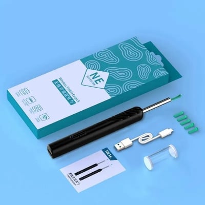 Picture of Smart Visual intelligent Ear Cleaner earpick NE series High Precision Ear Wax Removal beauty Tool with Camera LED Light Wireless Otoscope Smart Ear Cleaning Kit