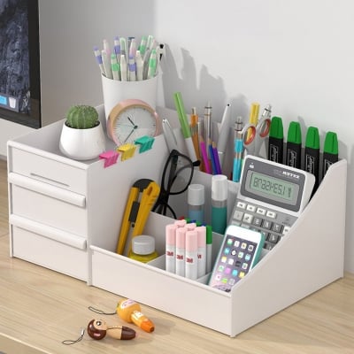 Picture of Plastic Makeup Organizer Drawer Box for Cosmetics, Jewelry & Nail Accessories
