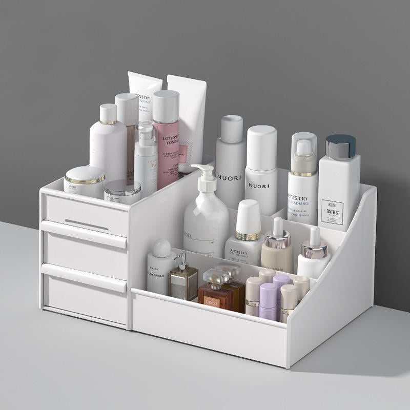 Picture of Plastic Makeup Organizer Drawer Box for Cosmetics, Jewelry & Nail Accessories