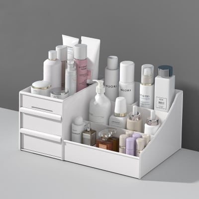 Picture of Plastic Makeup Organizer Drawer Box for Cosmetics, Jewelry & Nail Accessories