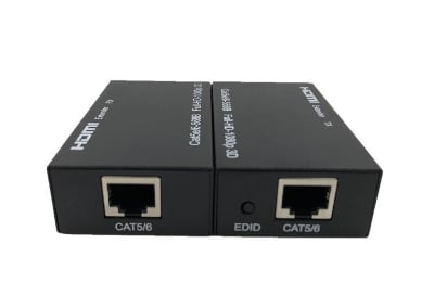 Picture of HDMI Extender 60m Over Cat6 RJ45 Cable 1080P HD Video Signal Booster Kit - HDMI RJ45 Extender