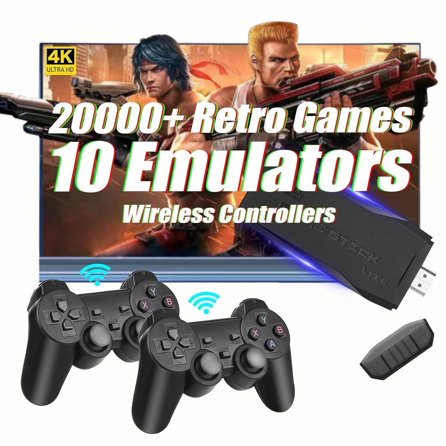 Picture of Premium Quality - M8 Game Stick Gamebox Retro Game console 10000 Games - Signifying Quality