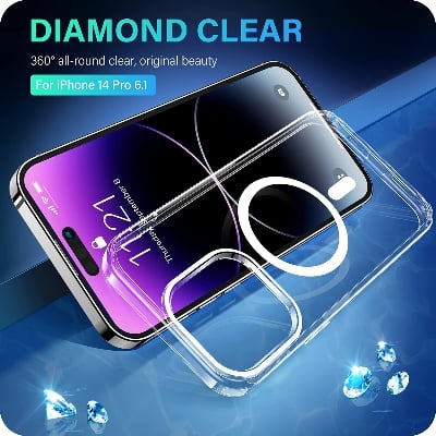 Picture of For iPhone Mgasafe Case IPhone Magnetic Case for 16 Pro Max, 16 pro , 16, 16 plus,15 Pro Max, 15 Plus, 15,14 Pro, 14 Pro Max, 14, 14 Plus, 13, 12, 11, XR, XS MAX, X for Apple iPhone Magsafe  13 Pro magsafe case (iPhone 16 Plus)