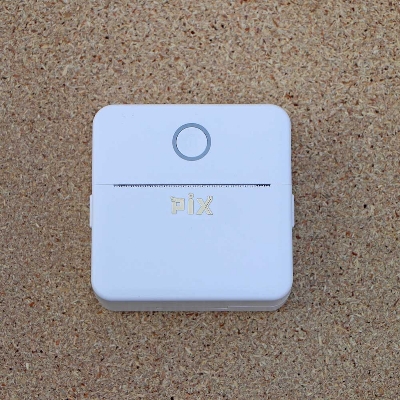 Picture of Pix Mini Printer Bluetooth Wireless Mobile Portable Printer Thermal Printer Photo Label Sticker Note Printer Mobile Thermal Printer Rechargeable Mini Printer, Label Stickers Printer (Pix X6 White)