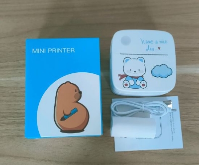 Picture of Pix Mini Printer Bluetooth Wireless Mobile Portable Printer Thermal Printer Photo Label Sticker Note Printer Mobile Thermal Printer Rechargeable Mini Printer, Label Stickers Printer (Pix P5)
