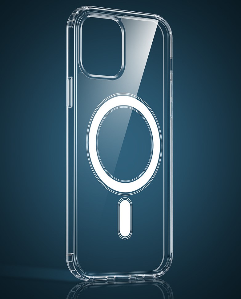 Picture of iPhone Clear Magsfe Case for 14 Pro / 14 Pro Max / 13 Pro/ 13 Pro Max / 12 Pro / 12 Pro Max / 11 Pro / 11 Pro Max Magsafe Case Magnetic Mobile Phone Case For iPhone 14 Pro, 14 Pro Max (Transparent,11 Pro Max)