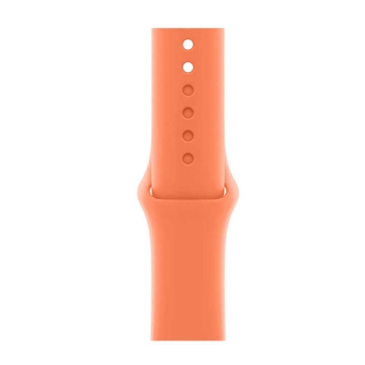 Picture of For Apple Watch Silicone Strap band belt for Watch 49mm 45mm,44mm, 42mm iwatch band 45mm 44mm 42mm Sports Bracelet belt Correa Applicable Watch 8/7/6/5/4/3/2/1/1/SE Watch Silicon Strap Belt (Orange,Freesize)