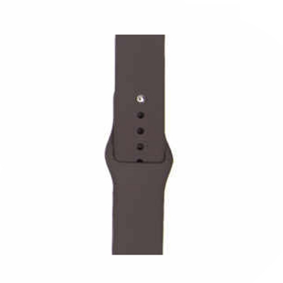 Picture of For Apple Watch Silicone Strap band belt for Watch 49mm 45mm,44mm, 42mm iwatch band 45mm 44mm 42mm Sports Bracelet belt Correa Applicable Watch 8/7/6/5/4/3/2/1/1/SE Watch Silicon Strap Belt (Deep Gray,Freesize)