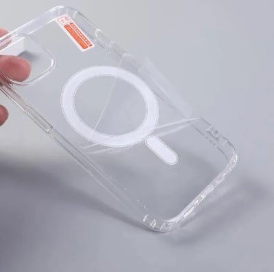 Picture of iPhone Magsafe Case for iPhone 16, 15,14,13,12,11,X,XR,XS,6,7,8 Series Magsafe magnetic Clear Case for iPhone (CLEAR,iPhone XR)
