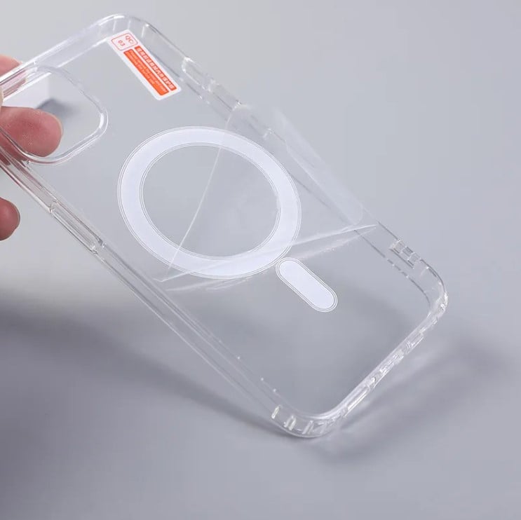 Picture of iPhone Magsafe Case for iPhone 16, 15,14,13,12,11,X,XR,XS,6,7,8 Series Magsafe magnetic Clear Case for iPhone (CLEAR,iPhone 15)