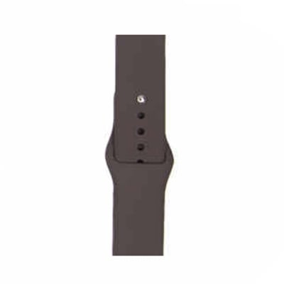 Picture of For Apple Watch Silicone Strap band 49mm 45mm 44mm 42mm Sports Bracelet belt Correa Applicable Watch 7/6/5/4/3/2/1/1/SE Apple Watch Silicon Belt Strap (Deep Gray,Freesize)