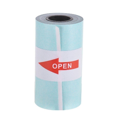 Picture of Pix 5 Rools / 5 pcs Sticker Paper Rolls for Thermal Printing 57x30mm Mini Thermal Printer Self-adhesive Thermal Sticker Printing Paper PAPERANG P1/P2 Mini Photo Printer Thermal Paper for Label Printer Waterproof Oil-proof Sticky Paper Roll (White)