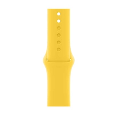 Picture of For Apple Watch Strap 45mm 44mm 42mm Watch Silicon Strap Bold Sports Bracket Belt Belt Korea applies to Korea 7/5/4/4/3/2/2/1/SE Silicon iwatch (Yellow,Freesize)