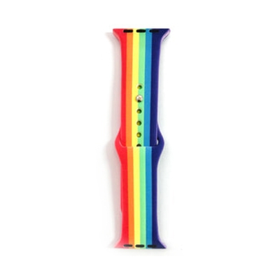 Picture of For Apple Watch Strap 45mm 44mm 42mm Watch Silicon Strap Bold Sports Bracket Belt Belt Korea applies to Korea 7/5/4/4/3/2/2/1/SE Silicon iwatch (Tiger Print,Freesize)