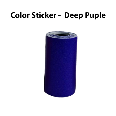 Picture of 57mm*30mm Thermal Printer Paper For Mini Portable Printer - Sticker Paper Roll / Normal color Roll /Thermal Paper/ Semi Transparent Print Paper/Pink Powder Paper etc (Optional) (Purple Color Sticker)