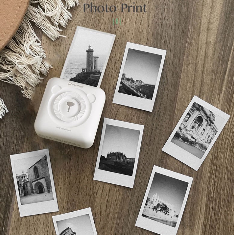 Picture of 57mm*30mm Thermal Printer Paper For Mini Portable Printer - Sticker Paper Roll / Normal color Roll /Thermal Paper/ Semi Transparent Print Paper/Pink Powder Paper etc (Optional) (Purple Color Sticker)