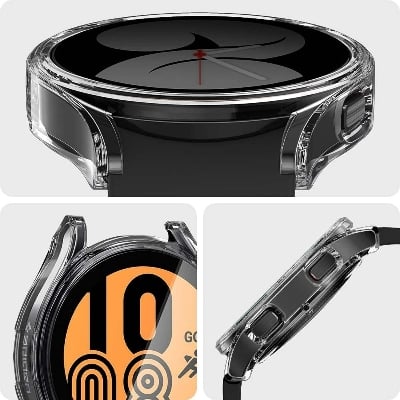 Picture of Pix Samsung Galaxy Watch 5/4 Case and Screen Protector - Full Coverage PC Galaxy Watch Case 40mm/44mm/45mm Hard PC cover for Galaxy Watch 5/4/3/2 40/44mm/45mm (Green 40mm)