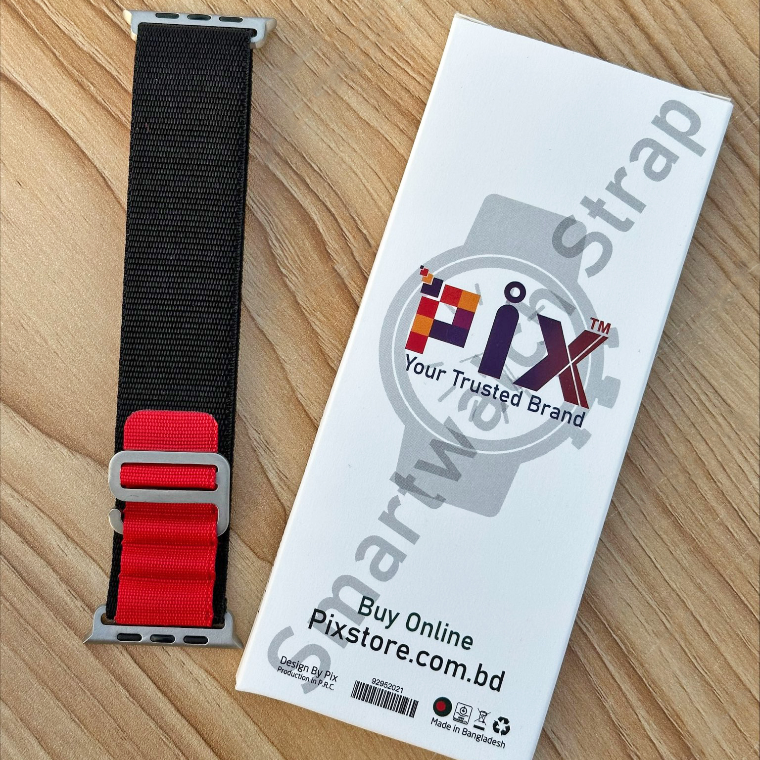 Picture of Apple Watch Strap Belt Nylon Strip Apple Alpine Metal lock Band For 49/45/44/42mm Customize Apple Watch with Stylish nylon belt strap for apple loop (Grape Purple,Freesize)