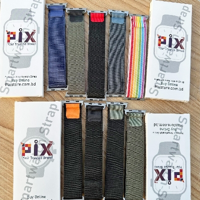 Picture of Apple Watch Strap Belt Nylon Strip Apple Alpine Metal lock Band For 49/45/44/42mm Customize Apple Watch with Stylish nylon belt strap for apple loop (Grape Purple,Freesize)