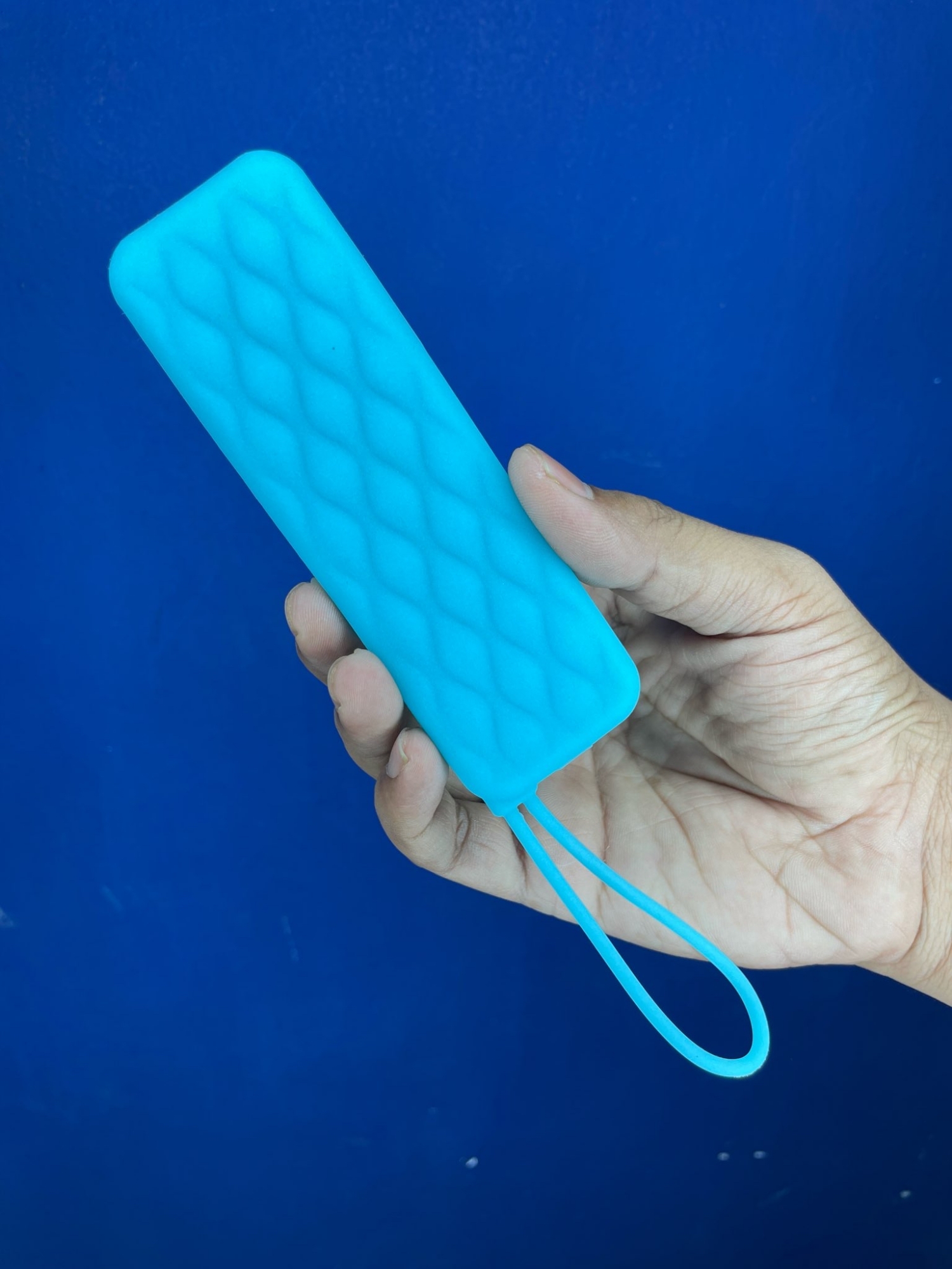 Picture of Apple TV 4K Remote Control Case/Cover-Remote Protective Soft Silicone Cover Replacement Protective Case for Apple TV 4K Remote Controller Silicone Sleeve Case (Sky blue 4th)