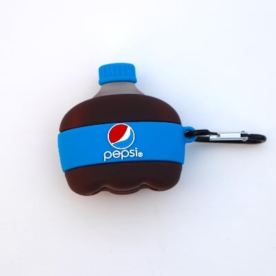 Picture of Airpod Pro Marvel Character Super Man, Spiderman, Venom, Groot, Super mario airpod pro 2 case Wireless Bluetooth Headset Silicon protective artificial cartoon cover case (only cover) (Pepsi)