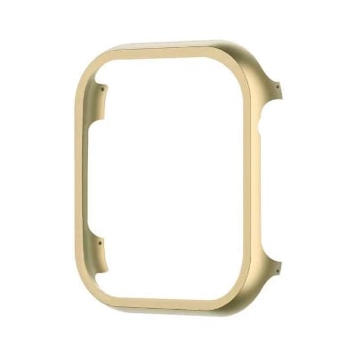 Picture of For Apple Watch Aluminum Alloy Protective Metal Case Hollow Frame Bumper For iWatch 49 mm/45mm/44mm-Premium Quality Aluminum Alloy Bumper Cover for Apple Watch (49mm Gold)