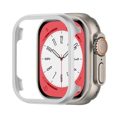 Picture of For Apple Watch Aluminum Alloy Protective Metal Case Hollow Frame Bumper For iWatch 49 mm/45mm/44mm-Premium Quality Aluminum Alloy Bumper Cover for Apple Watch (49mm Gold)