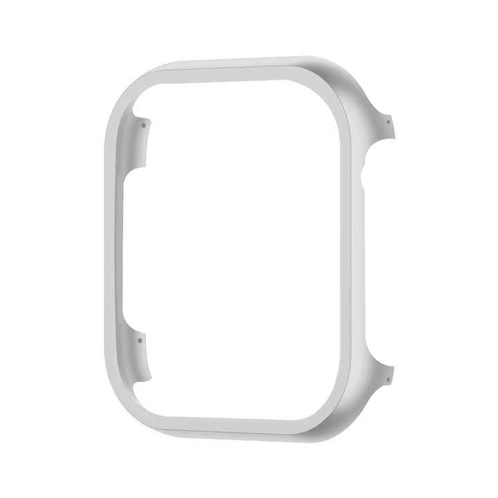 Picture of For Apple Watch Aluminum Alloy Protective Metal Case Hollow Frame Bumper For iWatch 49 mm/45mm/44mm-Premium Quality Aluminum Alloy Bumper Cover for Apple Watch (49mm Silver)