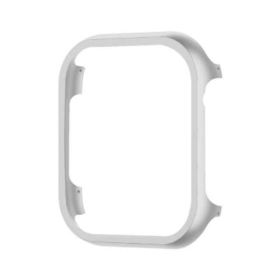 Picture of For Apple Watch Aluminum Alloy Protective Metal Case Hollow Frame Bumper For iWatch 49 mm/45mm/44mm-Premium Quality Aluminum Alloy Bumper Cover for Apple Watch (49mm Silver)