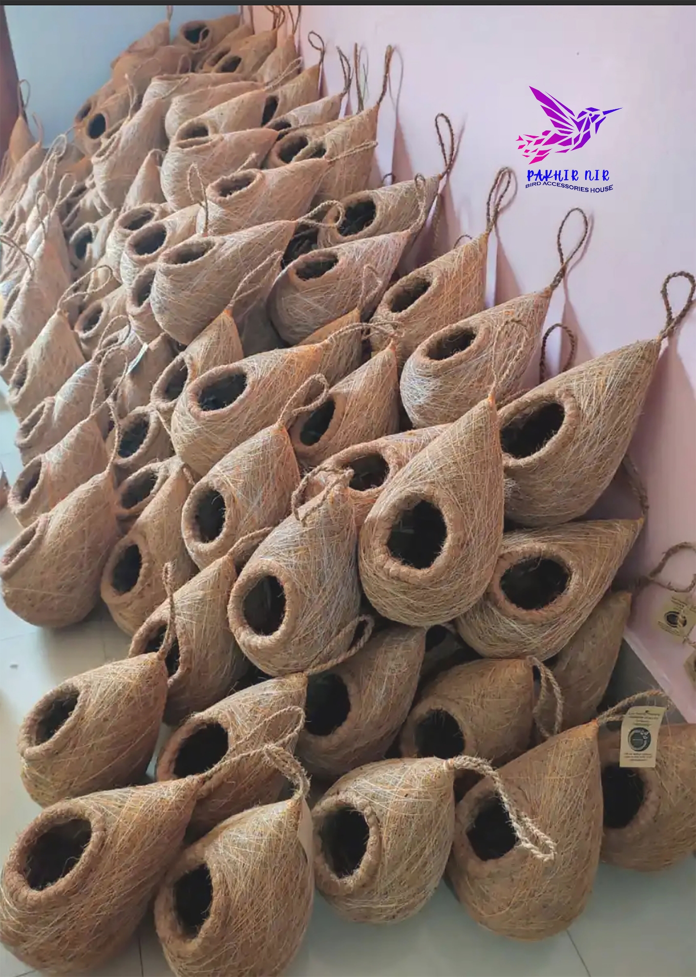 Picture of Hand made bird nest Large size 1 Pcs - Pakhir basa