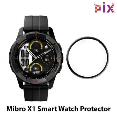 Picture of Pix Antibacterial Screen Protector for Mibro X1 Smart Watch-PMMA Full Coverage Screen Protector-Premium Quality Soft Film Full Coverage Screen Protector For Mibro X1 Watch (Mibro X1)